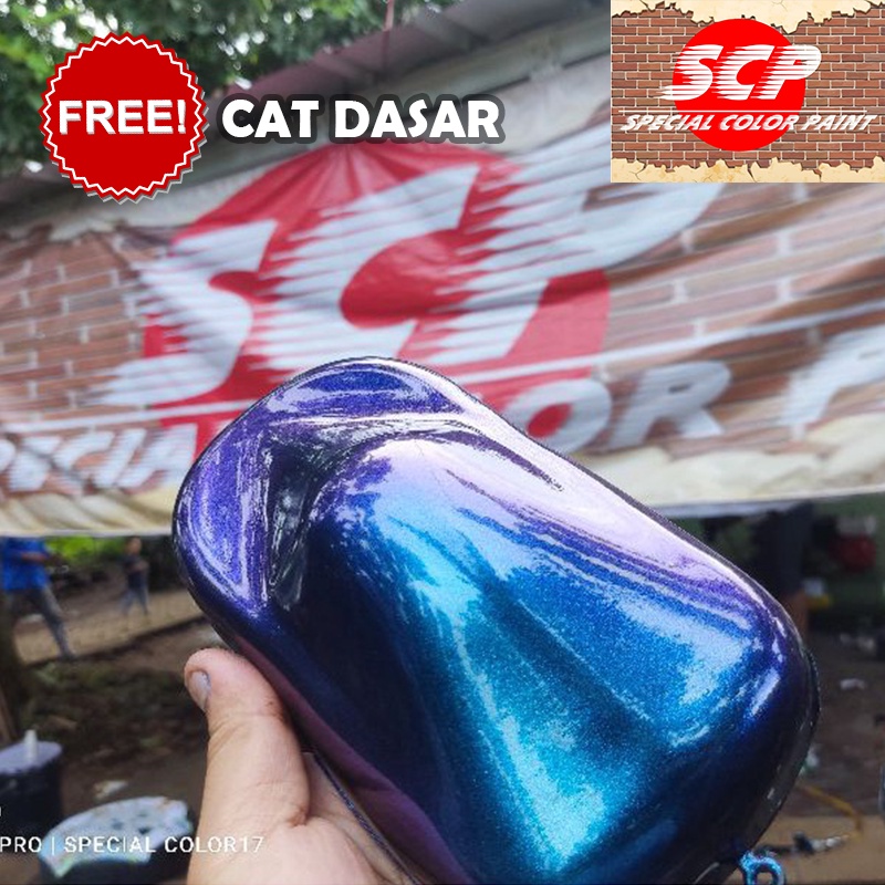 CAT BUNGLON PU BLUE-RED-PURPLE#02