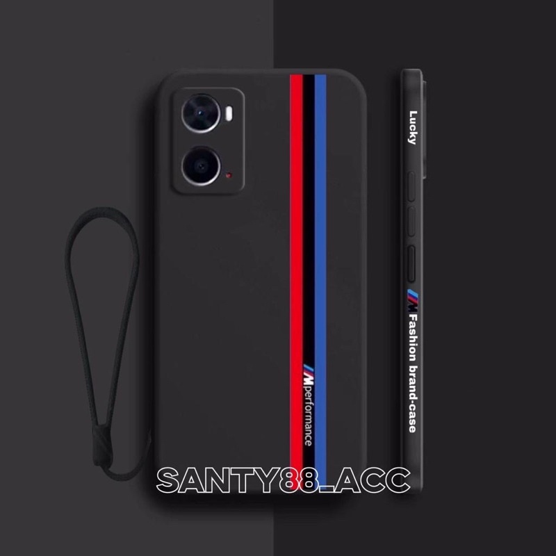 Softcase Oppo A36 A76 A96 Silicone Liquid Smiley Case Oppo A36 A76 A96