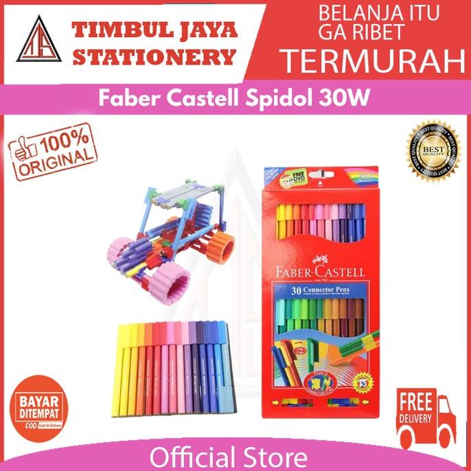 

Spidol (Connector Pens) Faber Castell 30 Warna