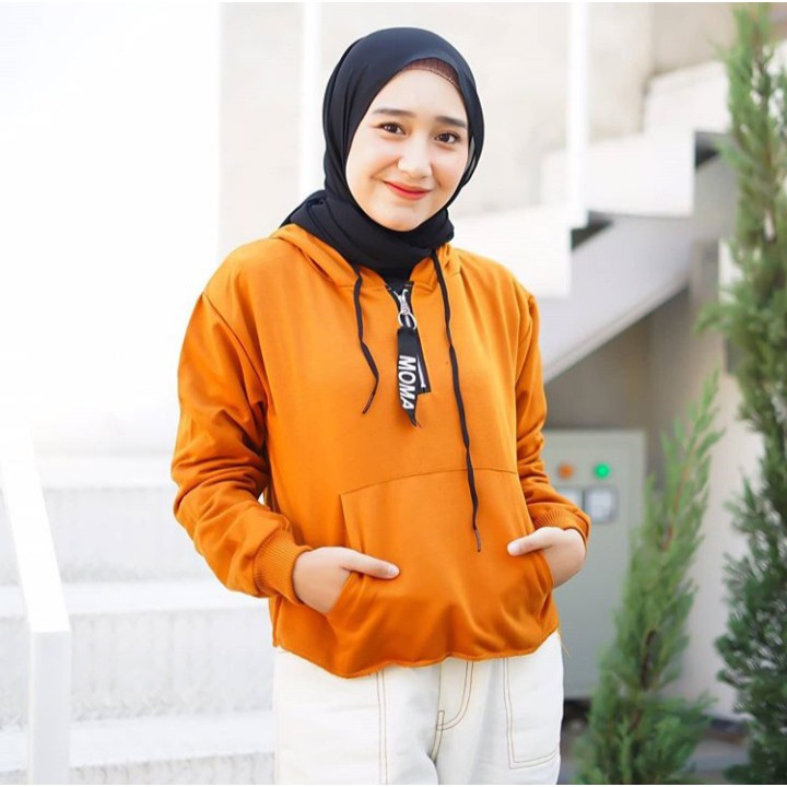 Sweater Wanita Murah Berkualitas-Moma Crope