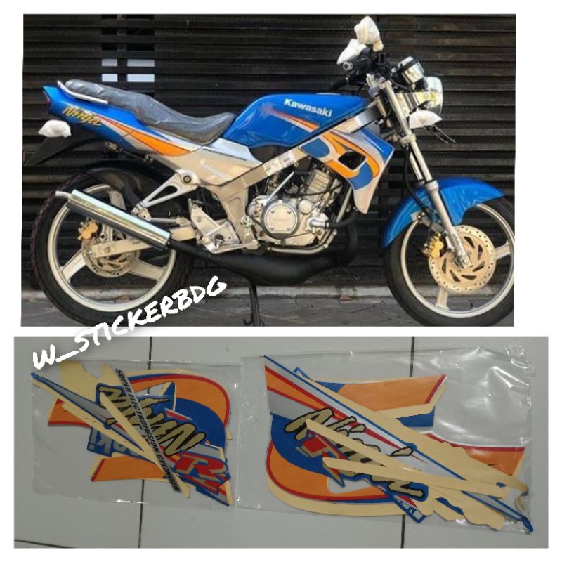 Striping Stiker Ninja R Lama Ninja Kis 2005 2006 Biru