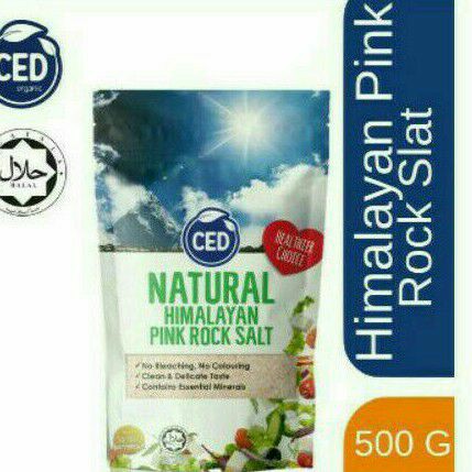 

CED Garam Himalayan Salt 500 gram Halal, HACCP, GMP