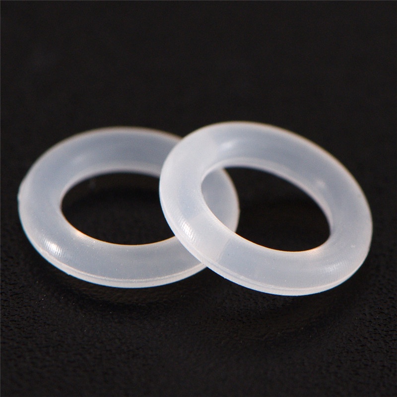 {LUCKID}120Pcs Silicone Rubber O-Ring Switch Dampeners White For Cherry MX Keyboard