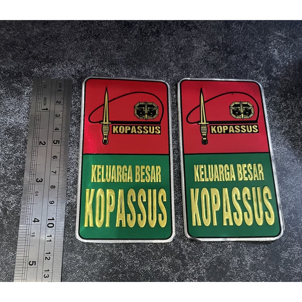 Sticker Kopassus - Stiker Kopassus- Sticker Plat Kopassus- Stiker Plat Mobil Kopassus