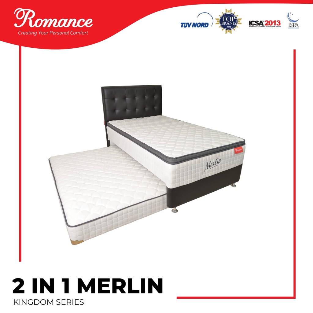 Romance - Kingdom Series Kasur Springbed Ranjang Sorong 2 in 1 Merlin
