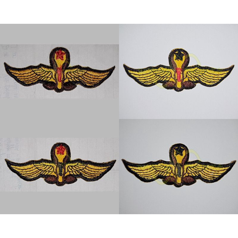 Jual Badge Wing Tapak Merah Hitam Bintang Bed Bet Bordir Brevet Brivet