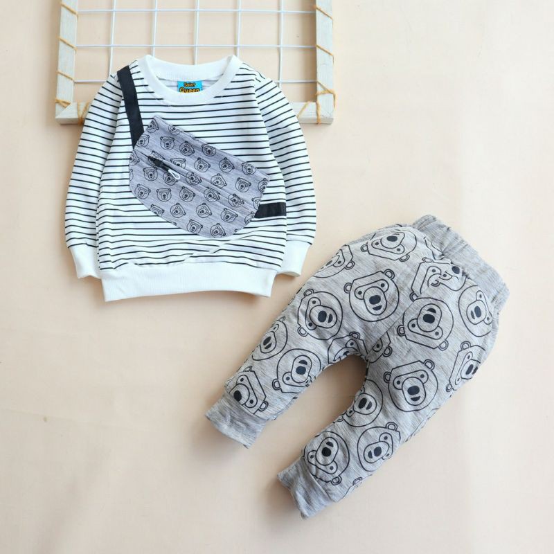 One set Saint Queen Panda 6-2,5th (BISA COD) setelan Saint queen