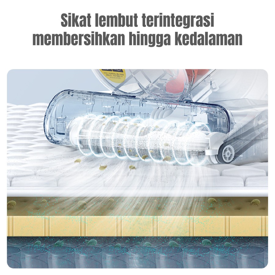 Deerma CM990 UV Dust Mite Vacuum Cleaner / Vacuum Tungau - Garansi
