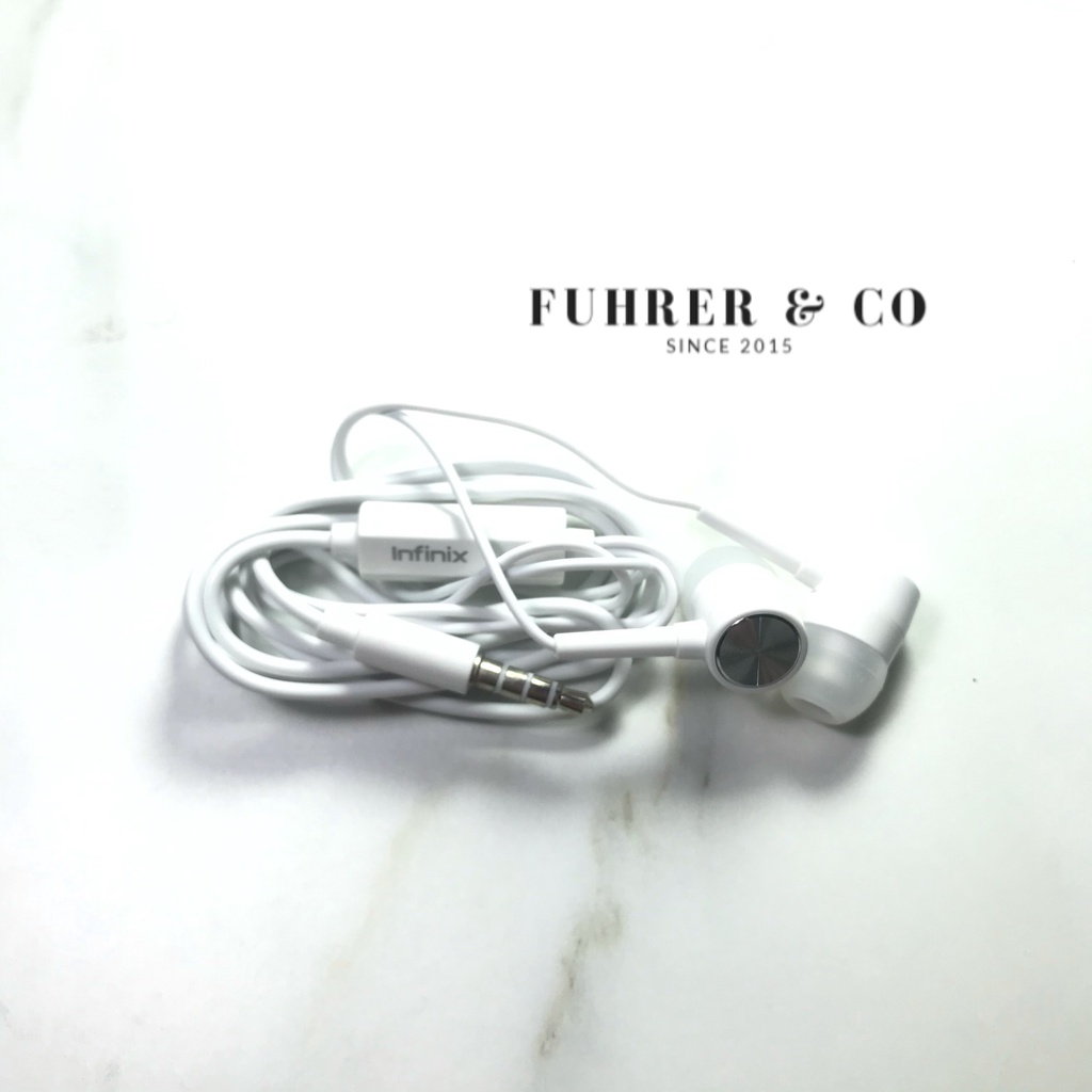 Earphone Headset Handsfree Infinix Original