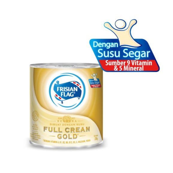 

Frisian Flag / Susu Bendera Kental Manis Gold Kaleng 370 gr