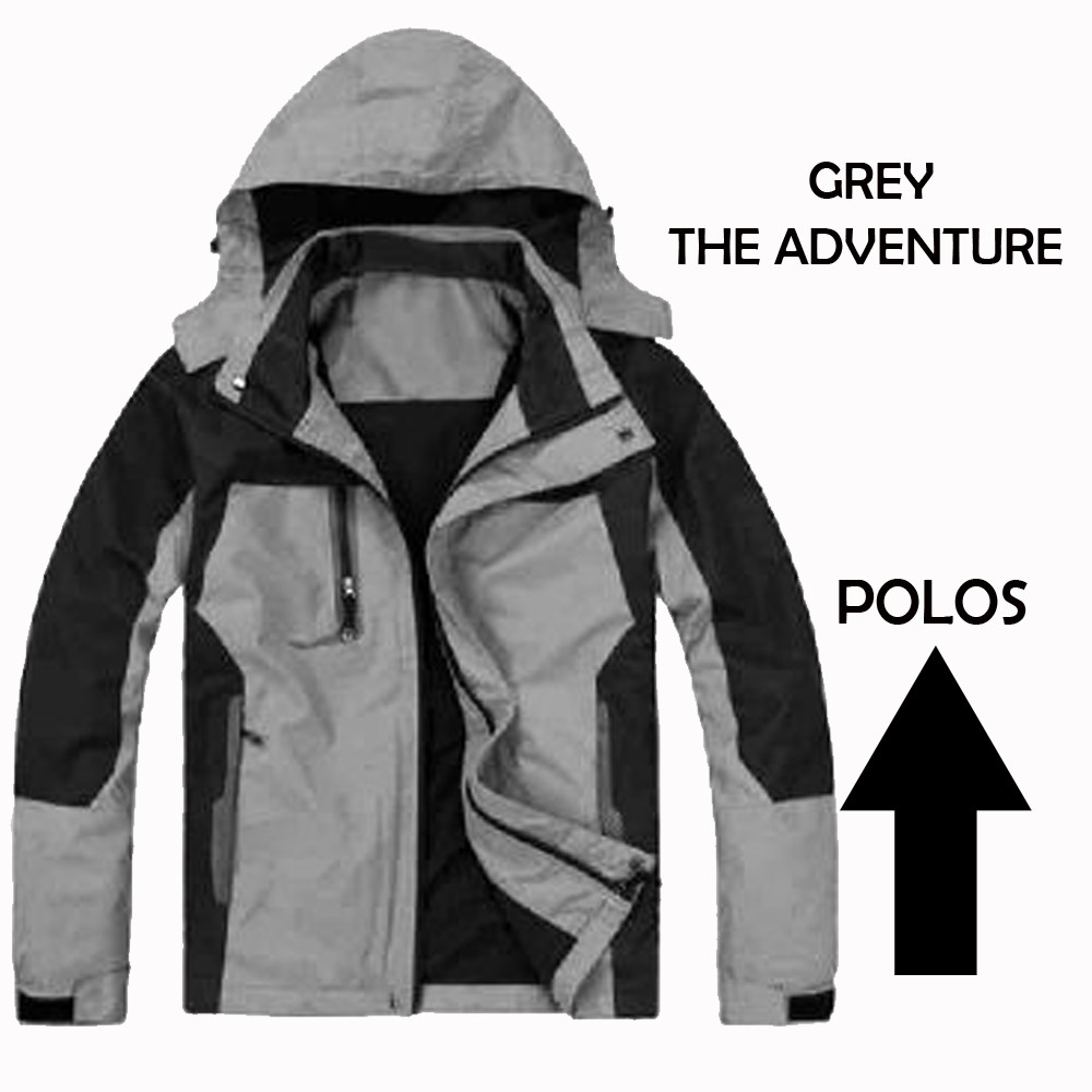 Jaket adventure polos igradei ori ihargai murah ibahani parasut 