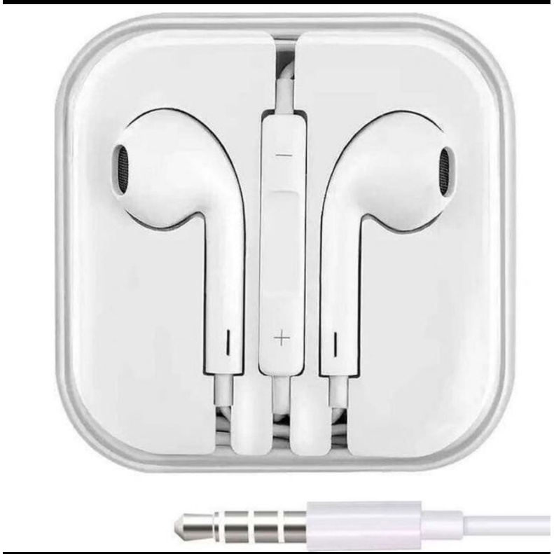 [ORIGINAL 100%] EARPHONE | HEADSET | Handsfree Jack 3.5 MM &amp; Lightning Support 3D 5D 8D Bass stereo