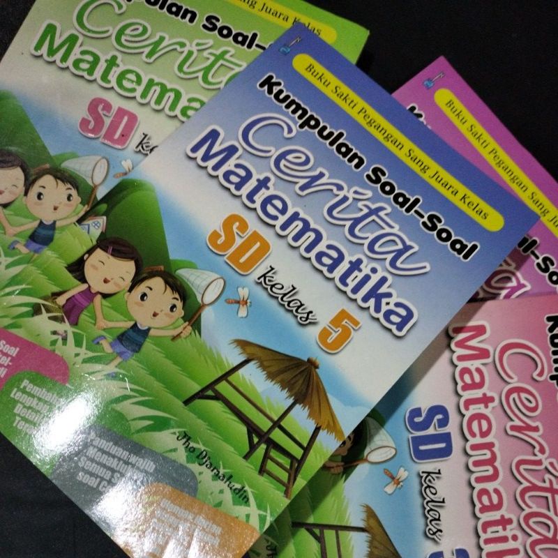 Buku Kumpulan Soal Soal Cerita Matematika SD kelas 5 Ori Terapibuku