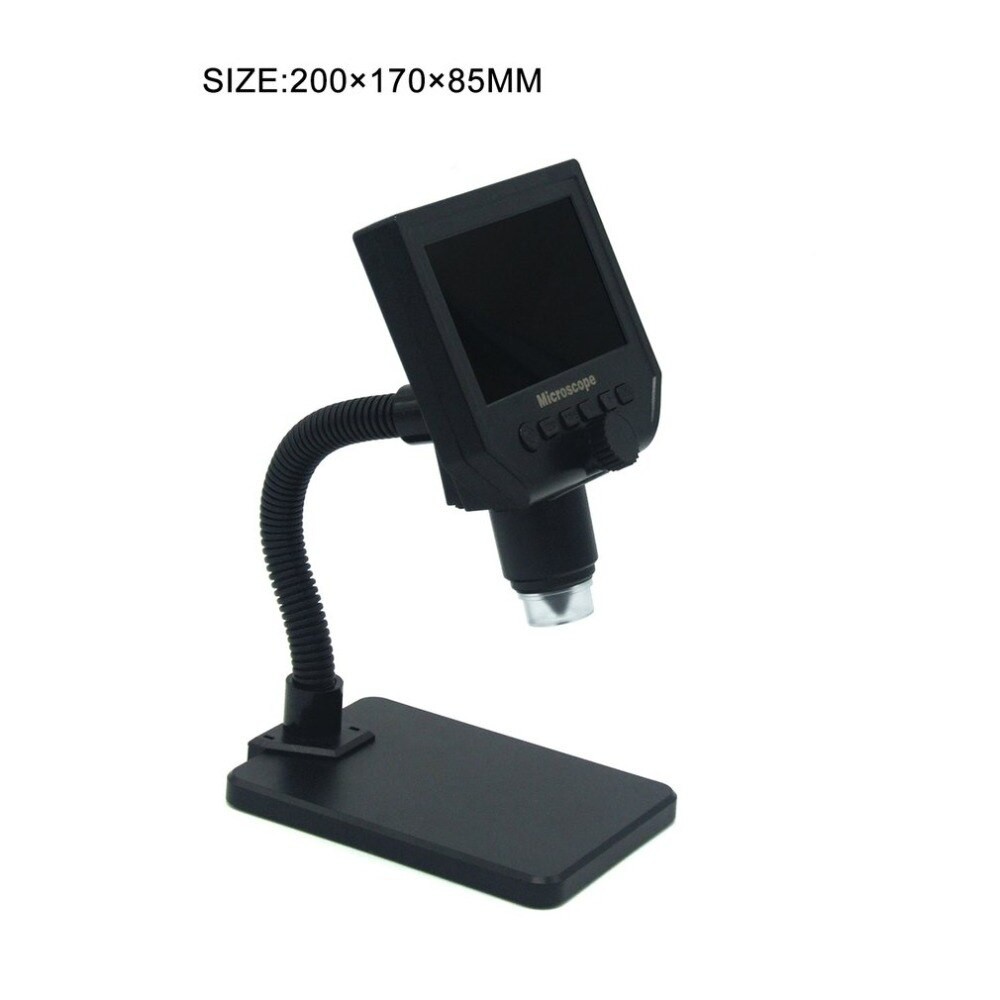 Microscope Digital Camera 600X Dengan Layar  LCD 4.3 inch HD Fleksibel Stand