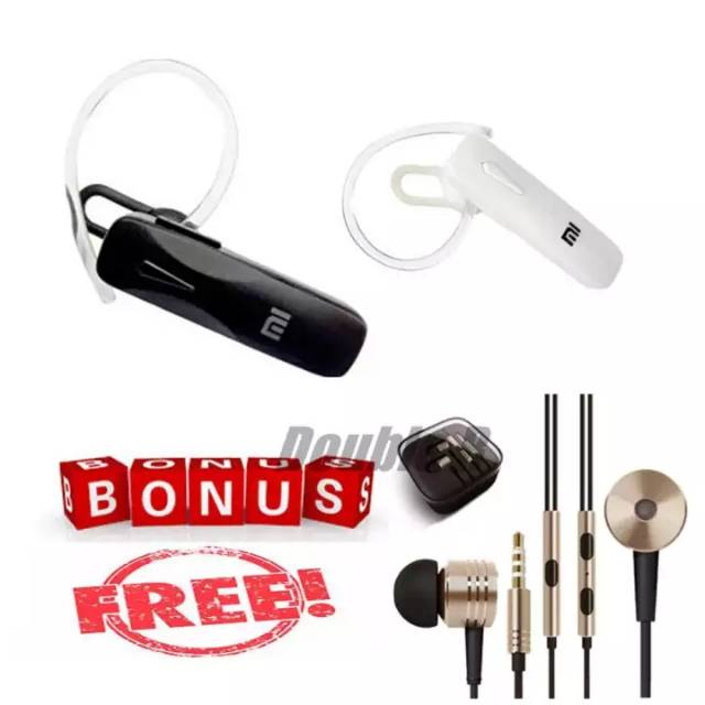 Headset Bluetooth Xiaomi 4.1 Earphone Build-in Mic Handfree Free Handsfree Xiaomi Piston 2d