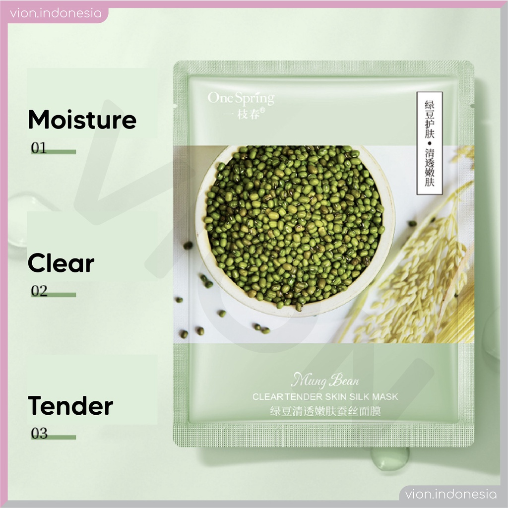 ONE SPRING Seed Oat Facial Mask Masker Wajah Biji Original OS003