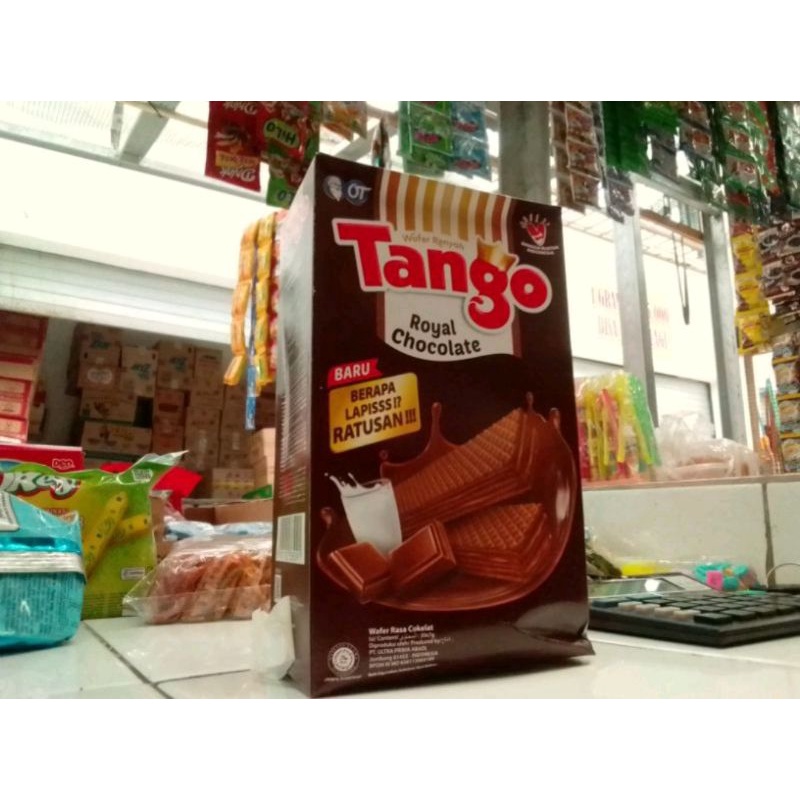 

wafer tango royal chocolate isi 20pcs x 7g