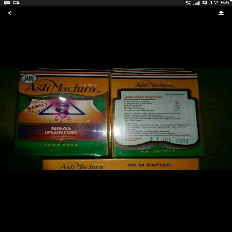 Jamu Pluntur/nifas