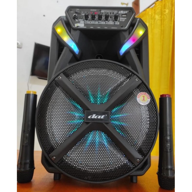 PROMO PORTABEL SPEAKER SALON AKTIF BLOUTUT KARAOKE DAT 12 IN TERLARIS TERMURAH