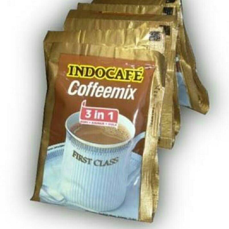 INDOCAFE COFFEEMIX 3 in 1 Renceng 10 Saset