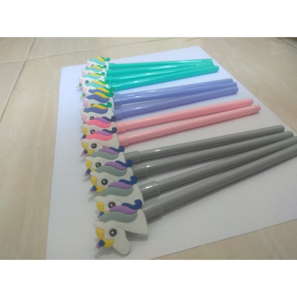 

[BISA COD] PULPEN CANTIK PULPEN SUPERHERO PULPEN UNICORN PULPEN STIKER LINE