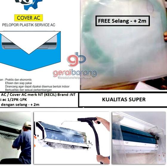 ✺ Plastik Cuci AC / Cover Cuci AC 1Pk - 1/2 Pk ♟