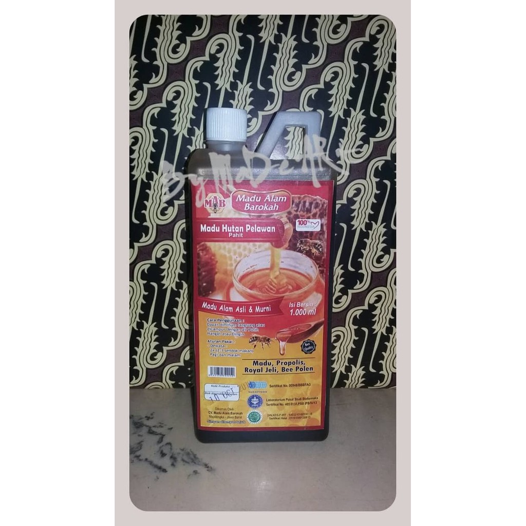 

Madu Hutan Pelawan 1 L ( = 1000 ml ) - MMD2556