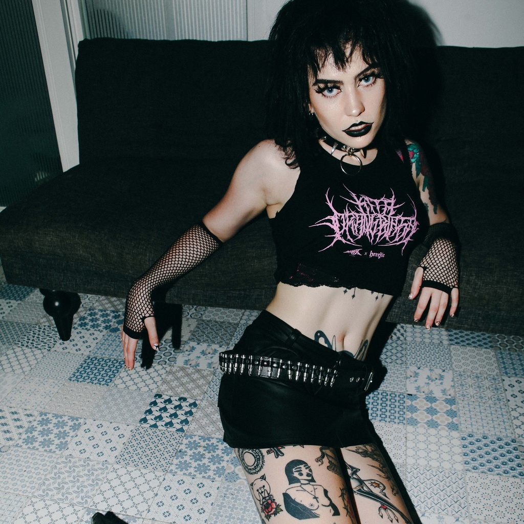 Heretic x Hyper Bunny - Cropped Tank Top - Kita Orang Biasa