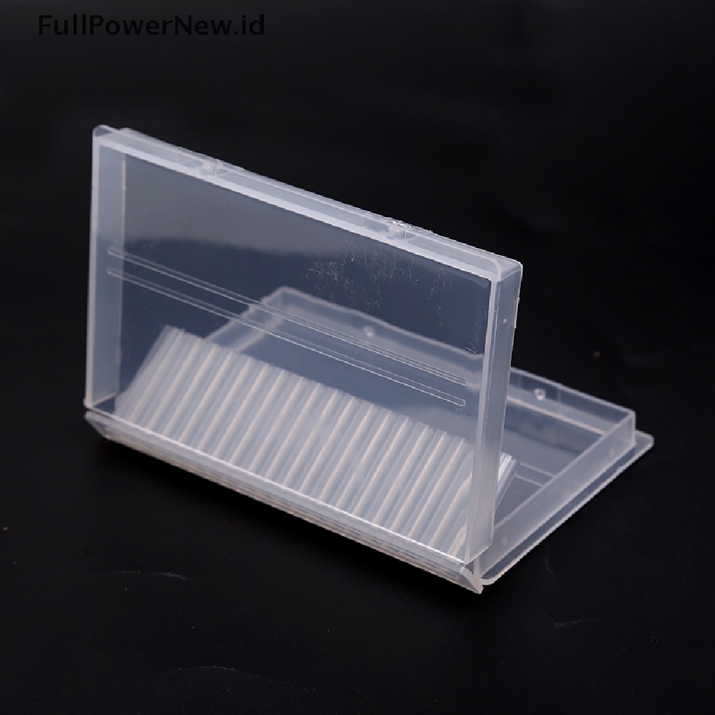 [KUKU PALSU] 1pcs Nail Drill Bit Storage Box Clear Display Box Display Nail Accessorie Tool .