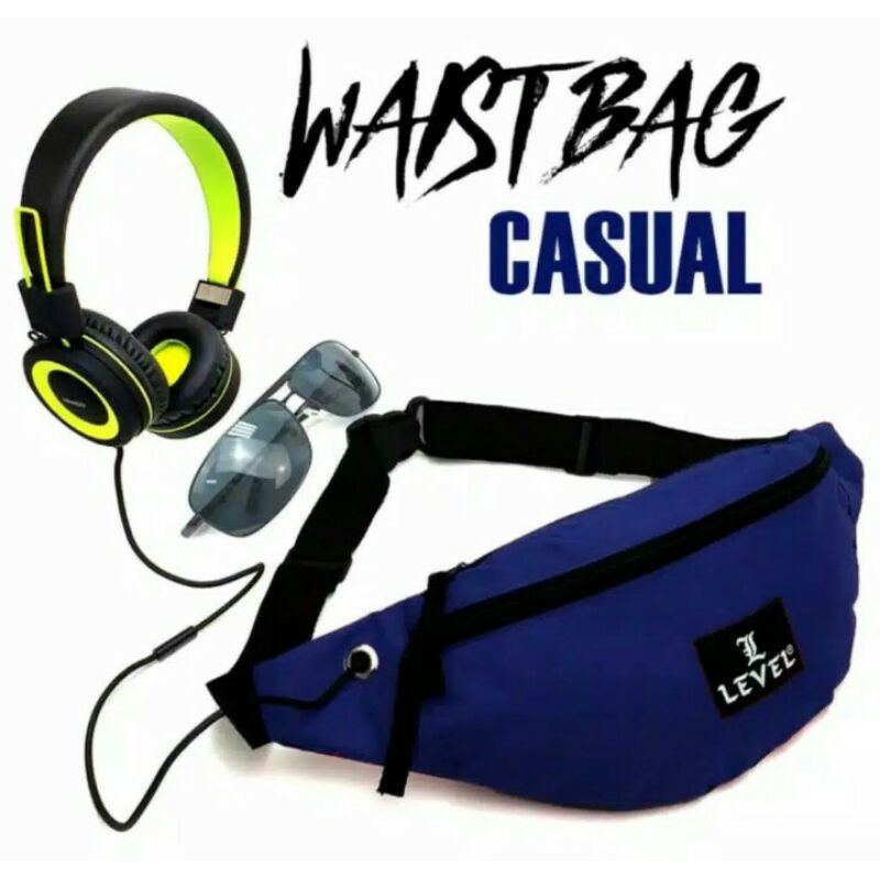 Tas LEVEL | Pushop  Waistbag selempang