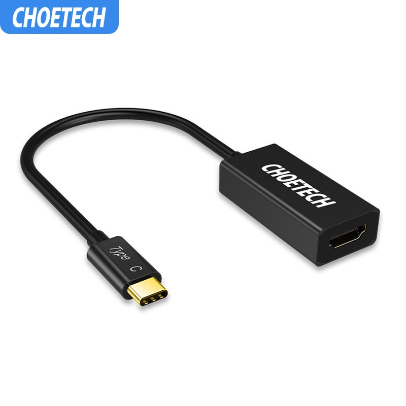 Kabel Adapter Converter USB Type C ke HDMI 4K 20cm - HUB-H05 - Black