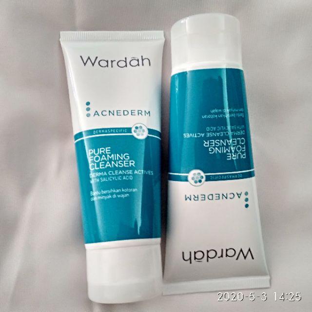 WARDAH Acnederm Pure Foaming Cleanser 60ml | Shopee Indonesia