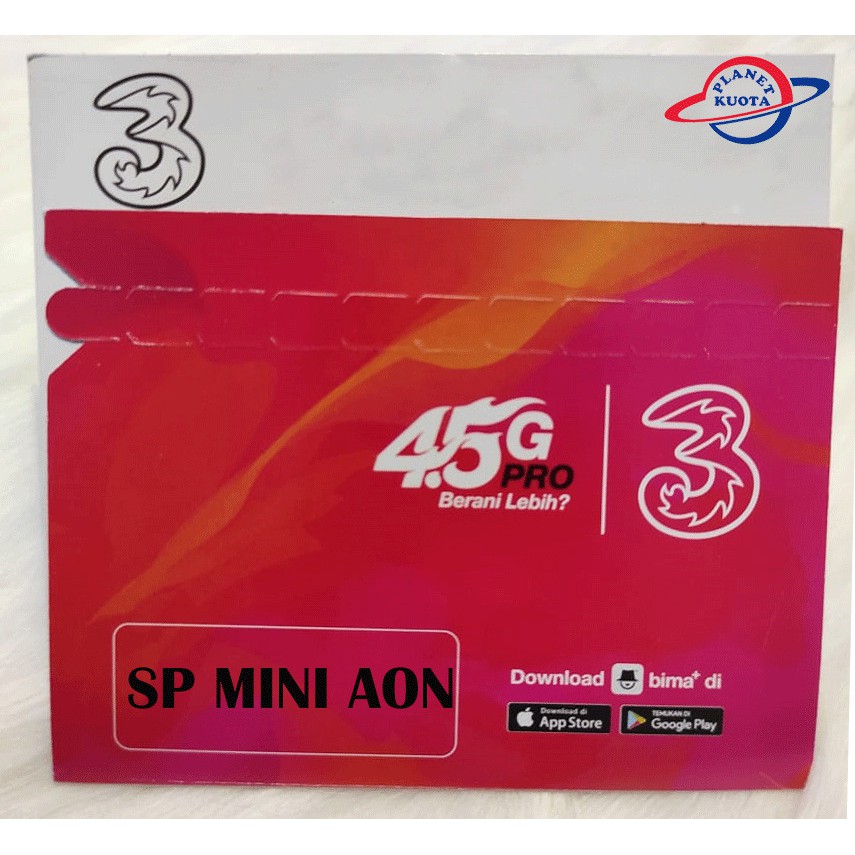 Kartu Perdana Data Tri ALWAYS ON 1GB