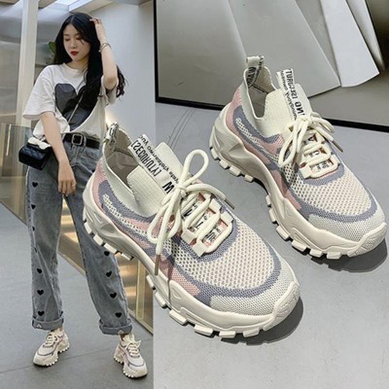 TOPGROSIR &quot;FREE BOX&quot; LV0121 Sepatu Sneakers Wanita Import Kanvas / Sepatu Tinggi / Sneakers Korea