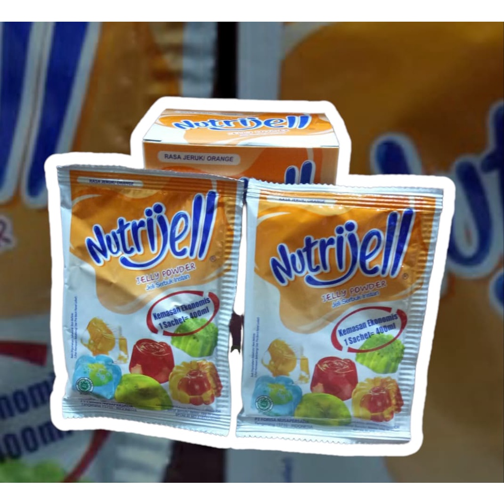 Kendi Mart - Nutrijell 10 gr Jelly Powder Nutrijel kemasan ekonomis varian rasa buah - NUTRIJELL EKONOMIS