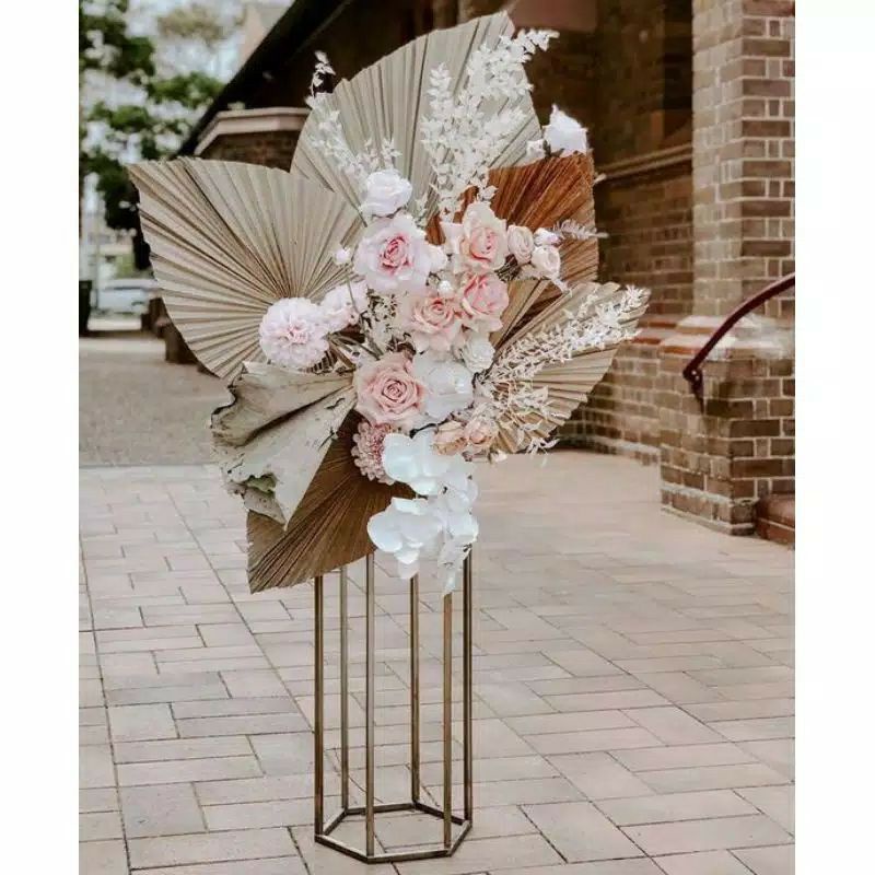 Jual STAND DIAGONAL FLOWERS//WEDDING RUSTIC DEKORASI | Shopee Indonesia