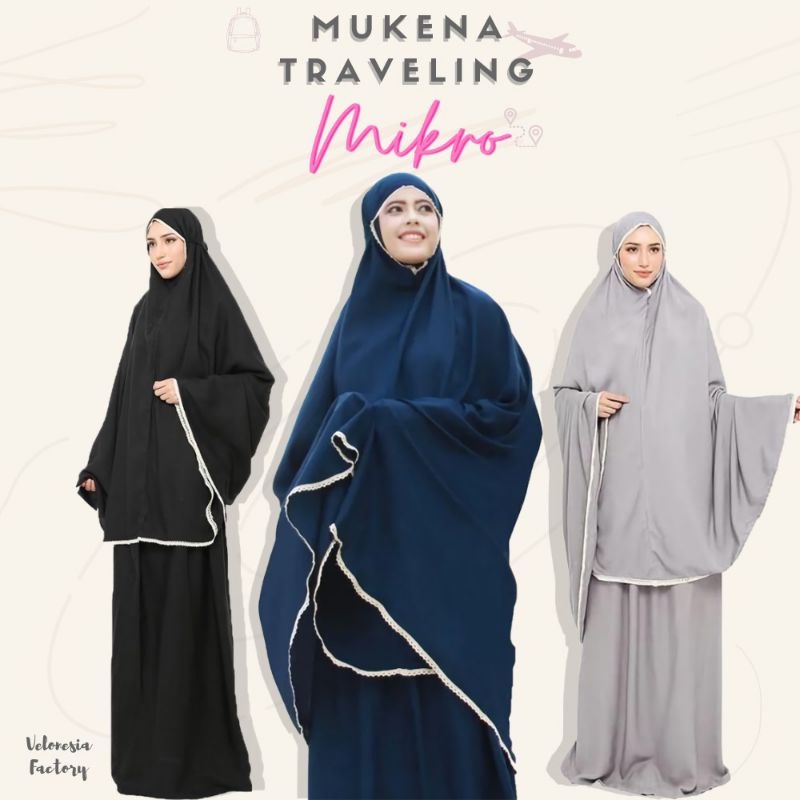 MUKENA Traveling Renda Premium MUKENAH TRAVELING FREE TAS MUKENA / Mukenah Hyget TRAVELING Murah Terlariss