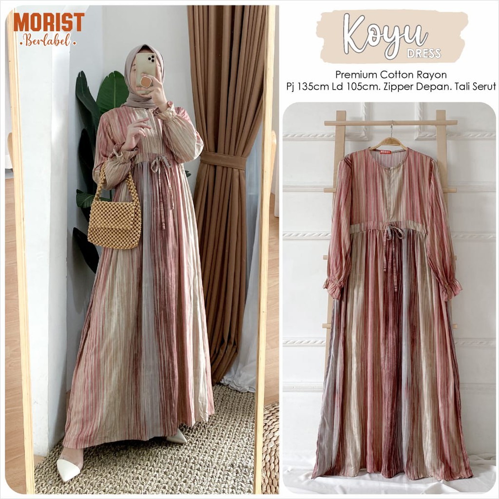 Koyu Maxy Dress Premium Cotton Rayon