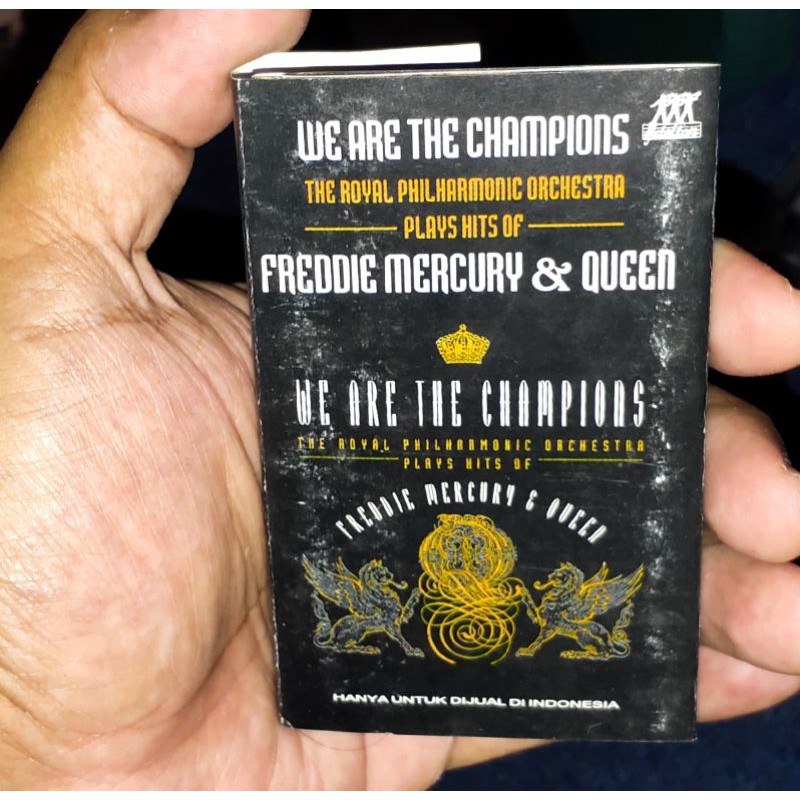 Kaset Pita Queen & Freddie Mercury - We Are The Champions