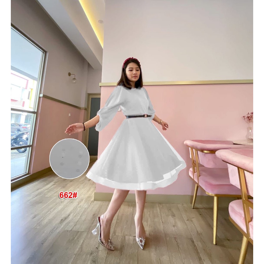 662# dress wanita terbaru// dress ciby terbaru wanita fashion terbaru +FREE BELT H