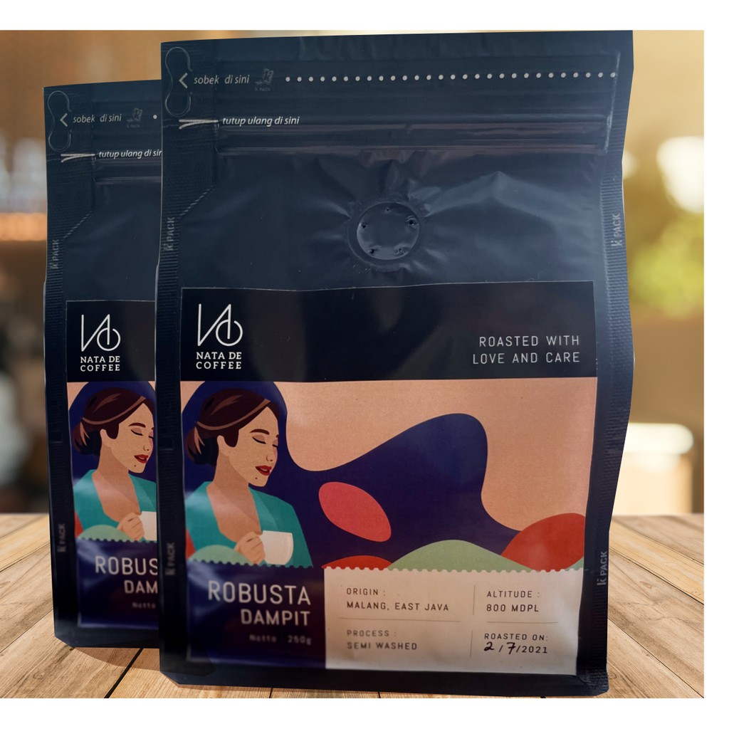 

Biji Kopi Robusta Dampit Roasted