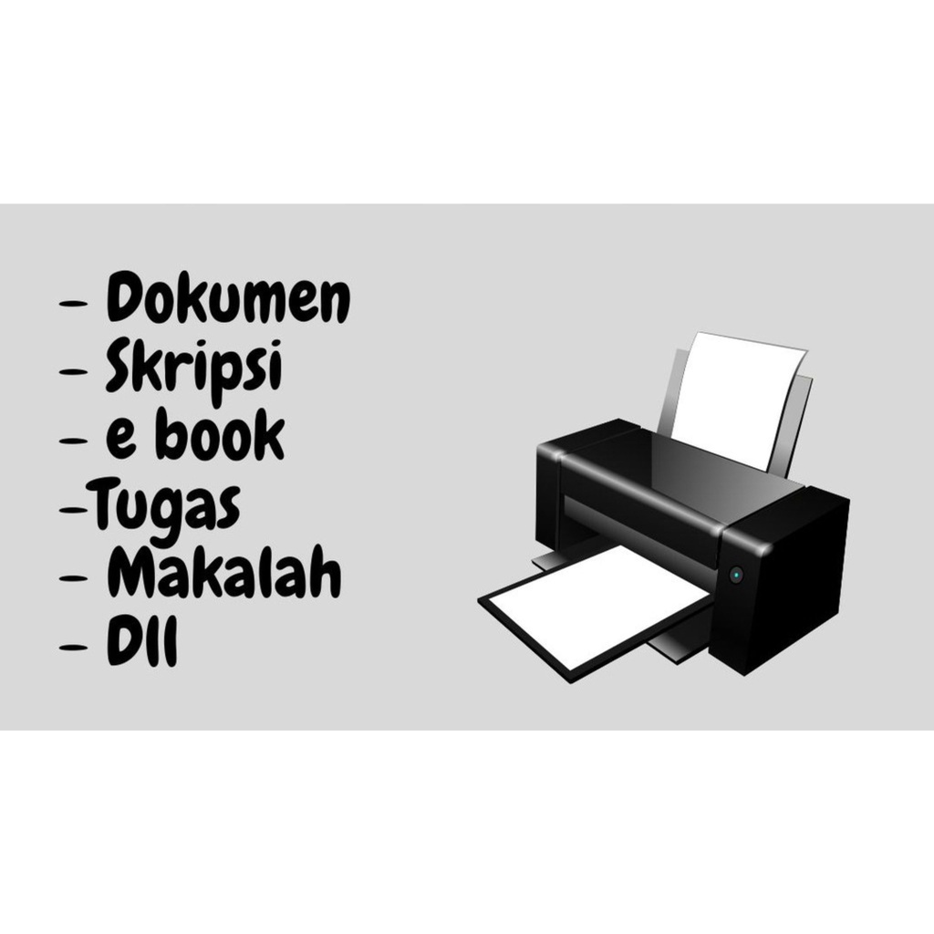 

Jasa print Kertas A4 dokumen