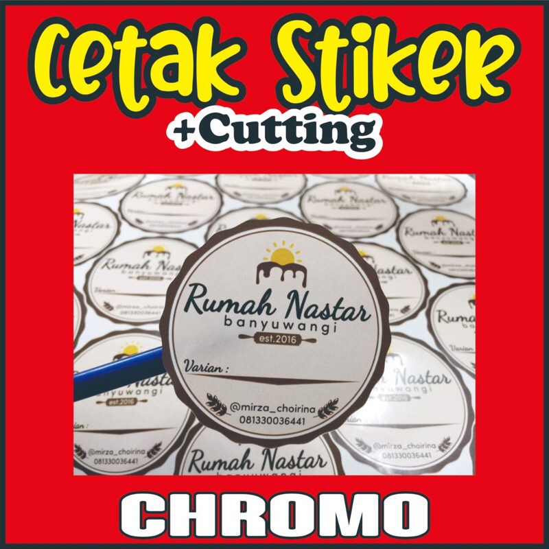 

Cetak Print Stiker Chromo Bontax Bontac A3+ Sticker Label / Kiss Cutt Cut Kisscut Murah Online Bagus