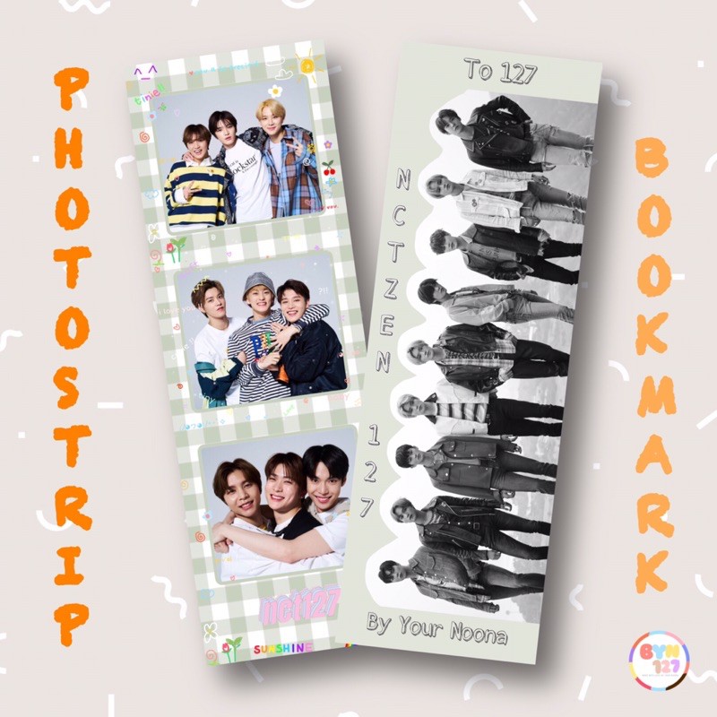 

NCT 127 Photostrip and Bookmark