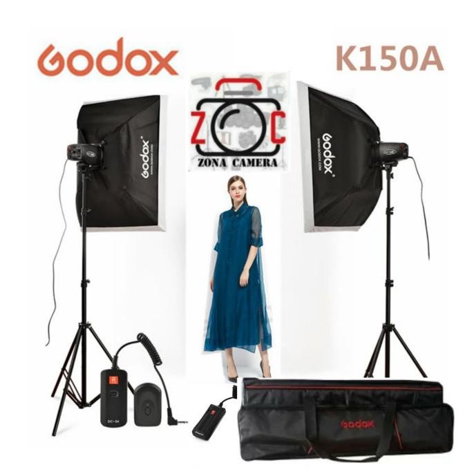 Paket Godox K150A Mini Studio Lighting Flash 150W Lampu K150 K-150A
