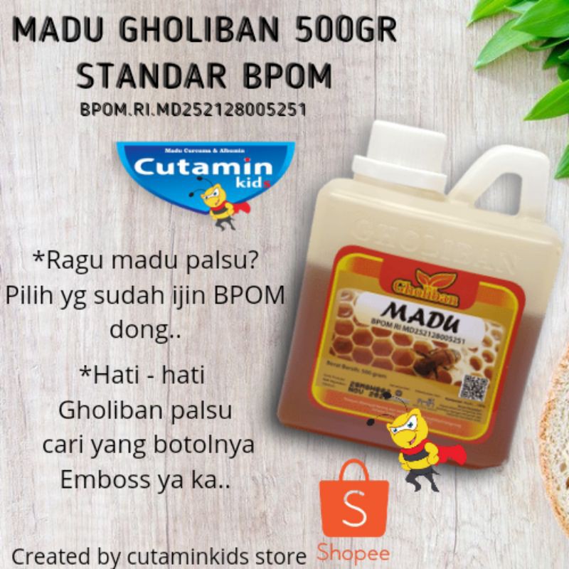 MADU BPOM GHOLIBAN 500GR