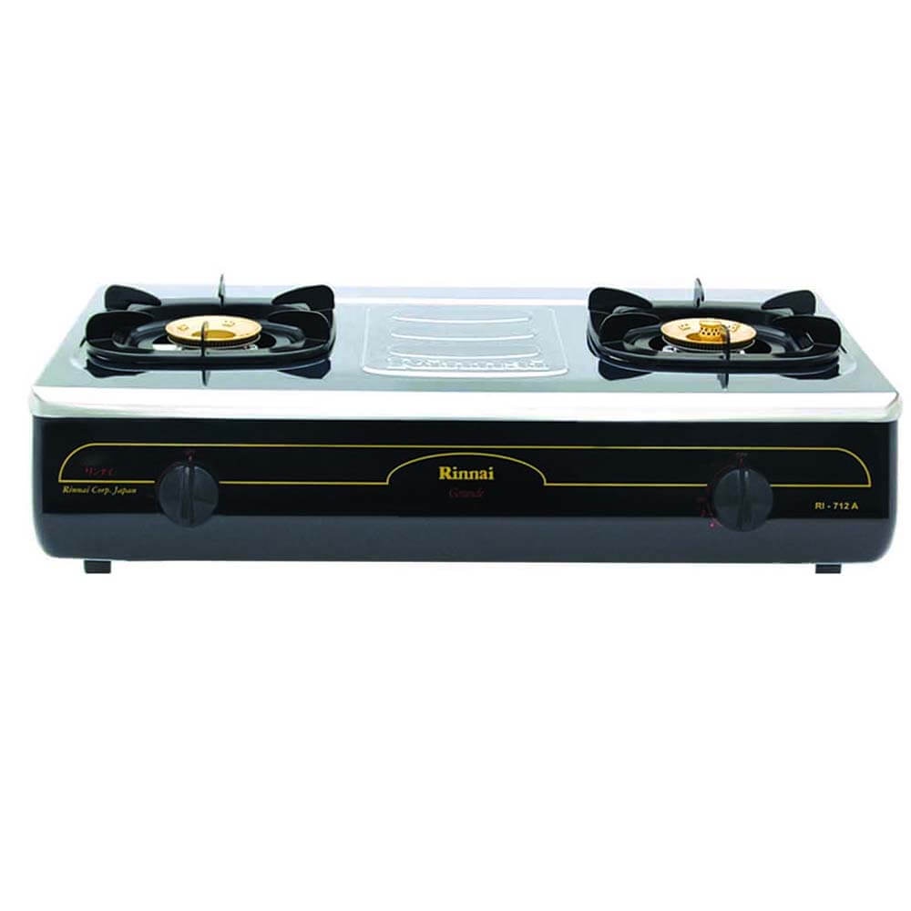 Kompor Gas 2 Tungku Rinnai 712A Api Besar