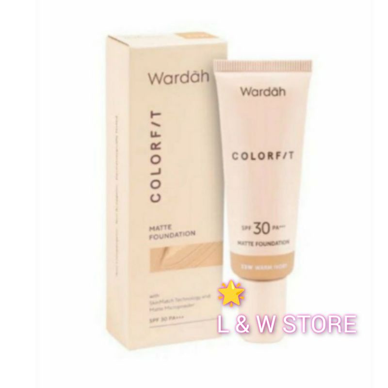 Wardah Colorfit Foundation SPF 30 PA+++