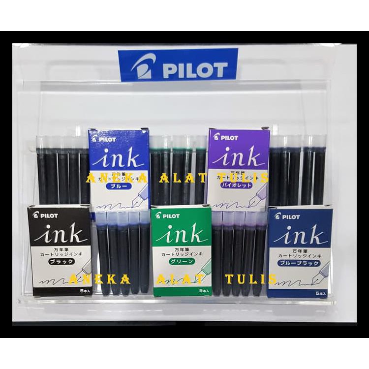 

Pilot Ink Cartridge / Tinta Katrid Irf-5S - Hitam Terlengkap