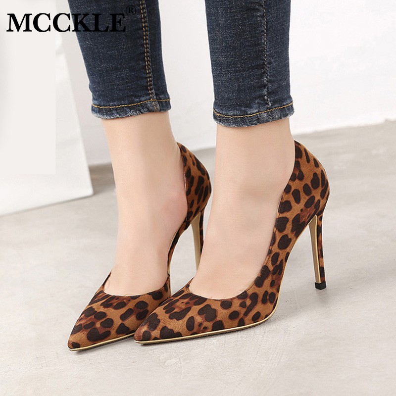 cheap leopard heels